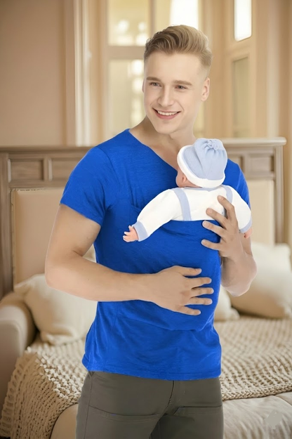 Hands-Free Baby Carrier Tee: Wrap Shirt Style for Easy Infant Carrying