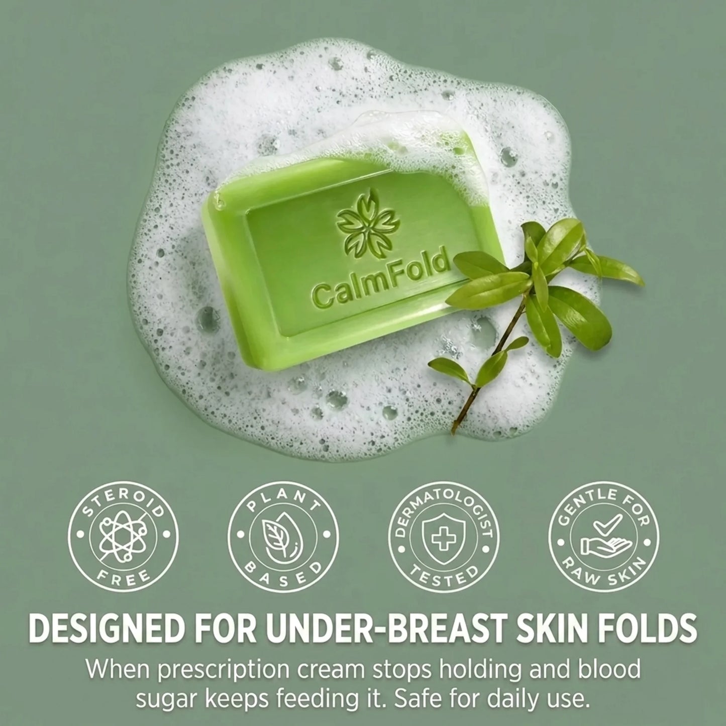 CalmFold™ SkinFold AntiFungal Soap