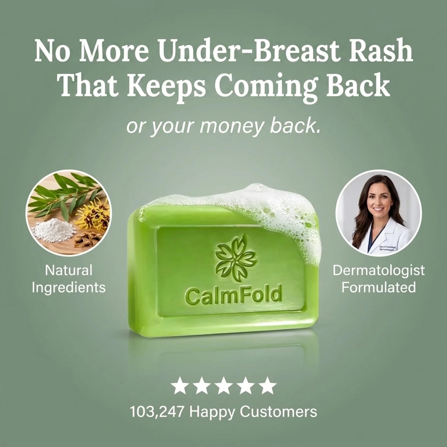 CalmFold™ SkinFold AntiFungal Soap