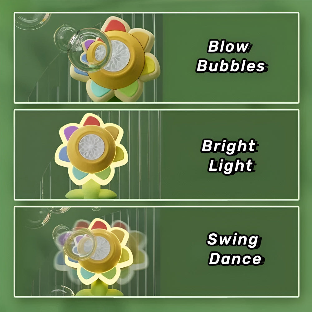 Flower Bubble Machine – Automatic Bubble Blower for Kids