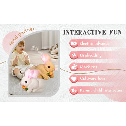 Charming Lifelike Sitting Bunny Figurine for Home Decor and Display