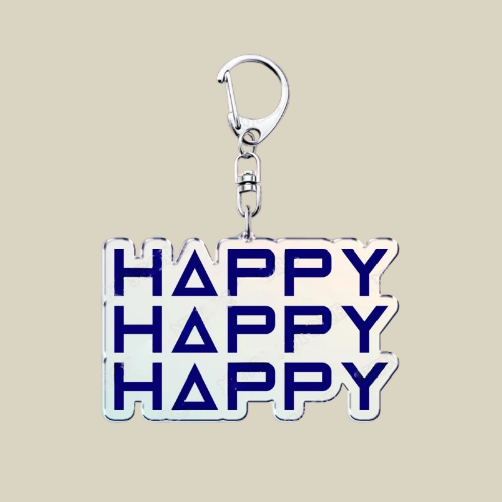 Bunnycat Keychain - Funny Acrylic Charm, Adorable Cartoon Design, Cute Key Ring Gift