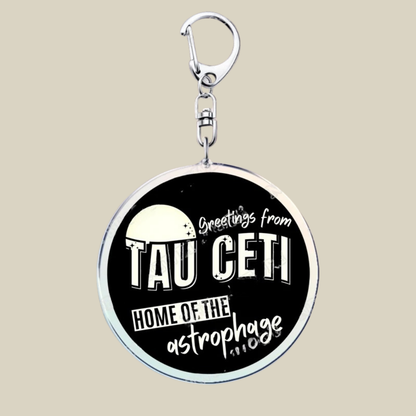 Bunnycat Keychain - Funny Acrylic Charm, Adorable Cartoon Design, Cute Key Ring Gift