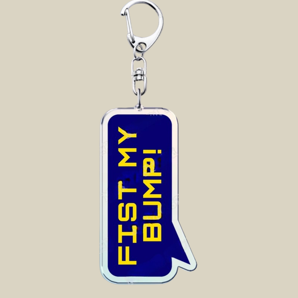 Bunnycat Keychain - Funny Acrylic Charm, Adorable Cartoon Design, Cute Key Ring Gift