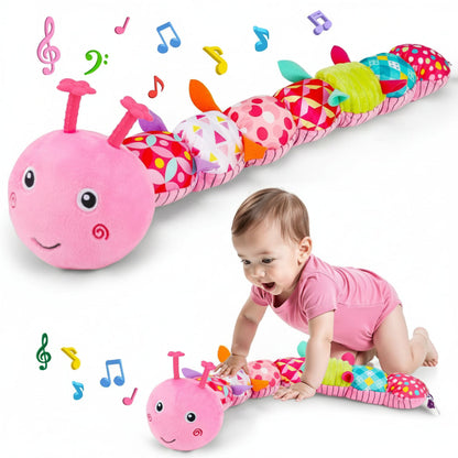 Baby Sensory Caterpillar Plush Toy – Musical Tummy Time Buddy
