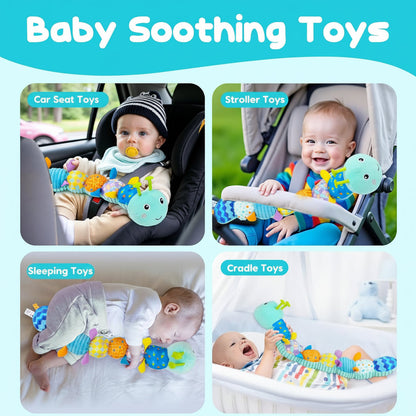 Baby Sensory Caterpillar Plush Toy – Musical Tummy Time Buddy