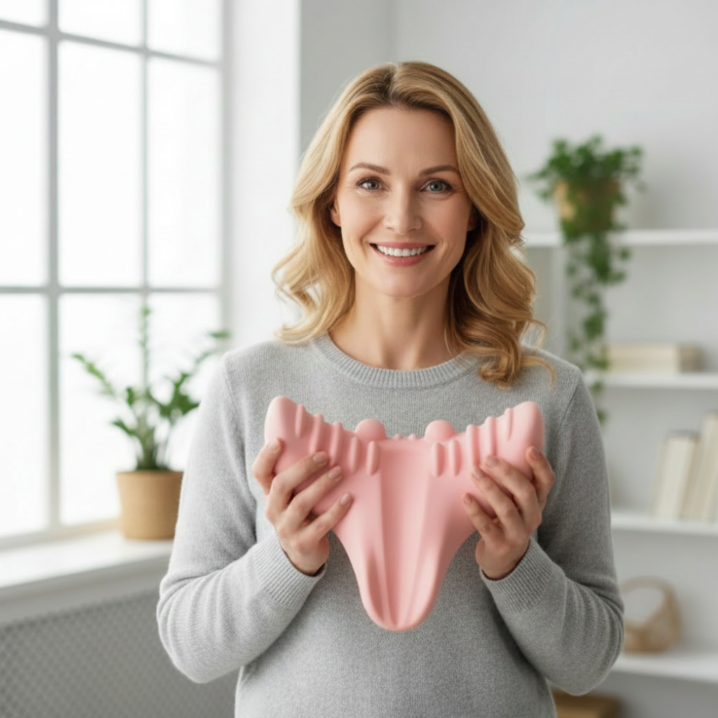 Ergonomic Cervical Neck Pillow with Foam Support for Pain Relief and Superior Comfort