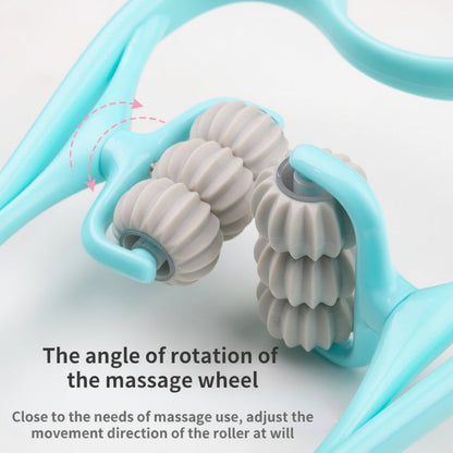 Ergonomic Neck Massager — Manual Cervical Spine Roller for Shoulder and Neck Relief
