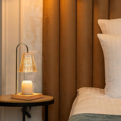 Electric Wax Warmer Table Lamp - Melt Wax and Create Cozy Candlelight