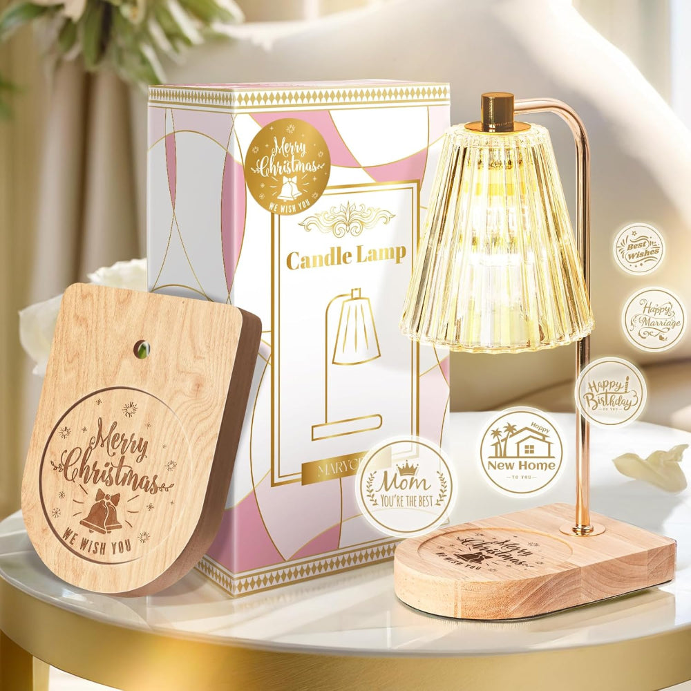 Electric Wax Warmer Table Lamp - Melt Wax and Create Cozy Candlelight