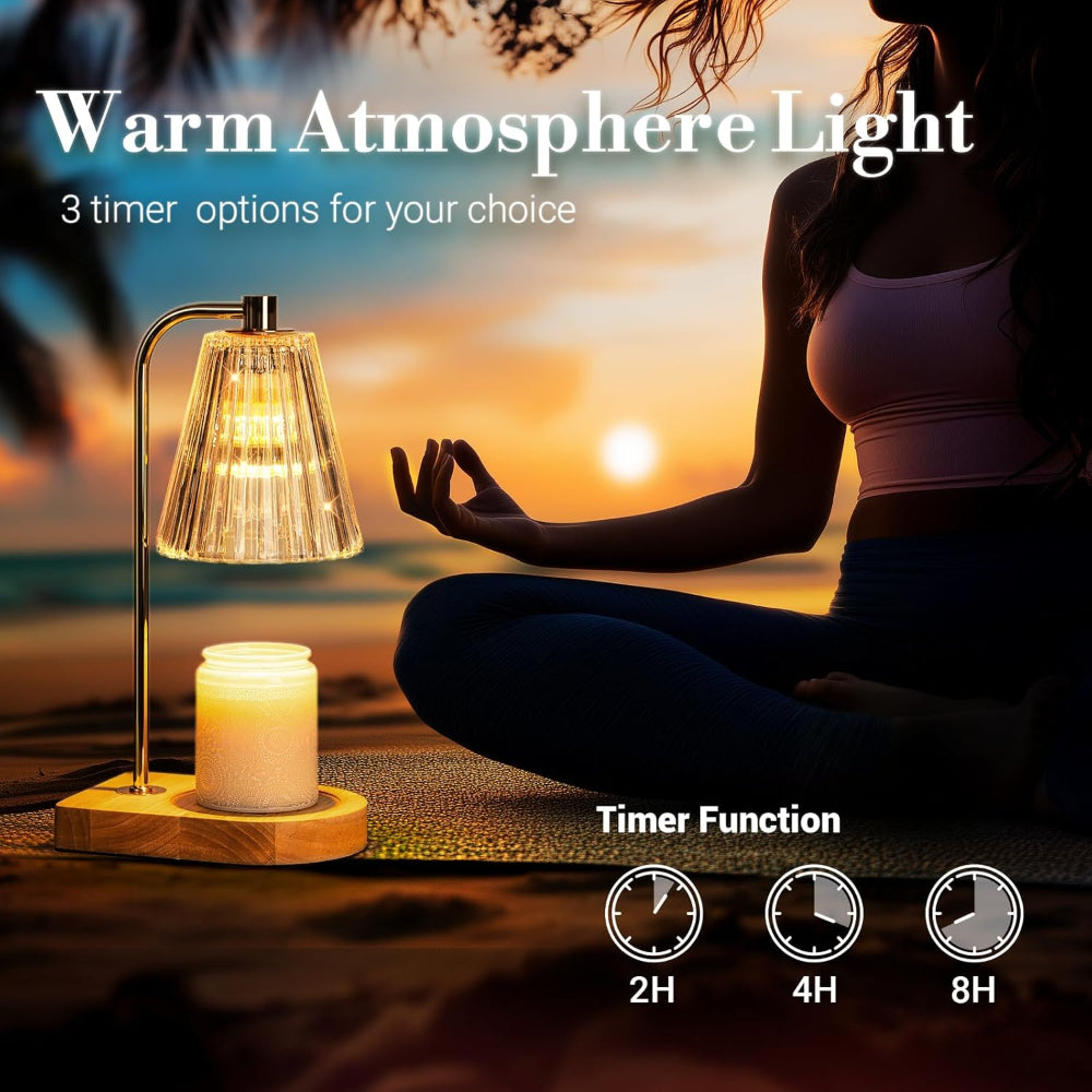 Electric Wax Warmer Table Lamp - Melt Wax and Create Cozy Candlelight