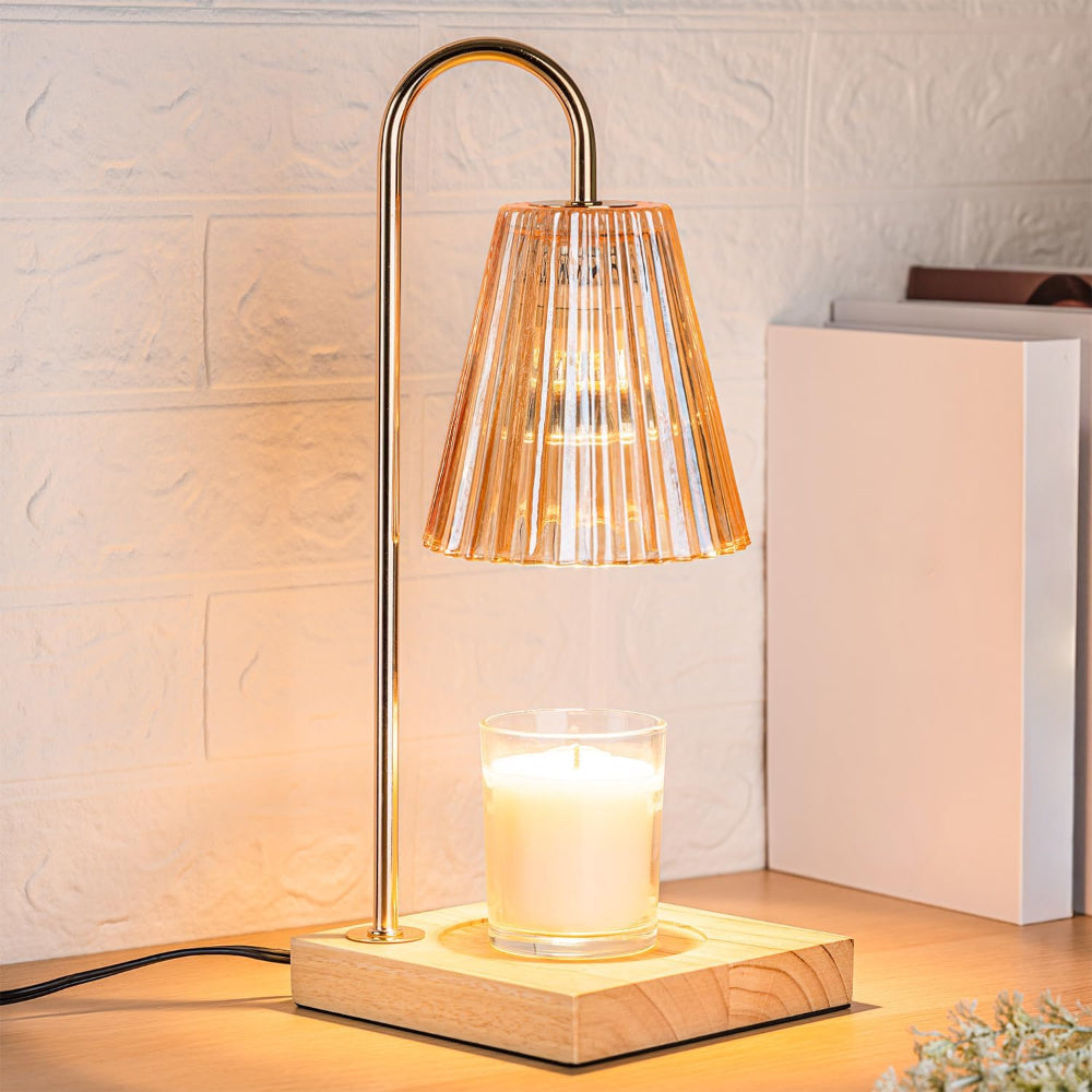 Electric Wax Warmer Table Lamp - Melt Wax and Create Cozy Candlelight