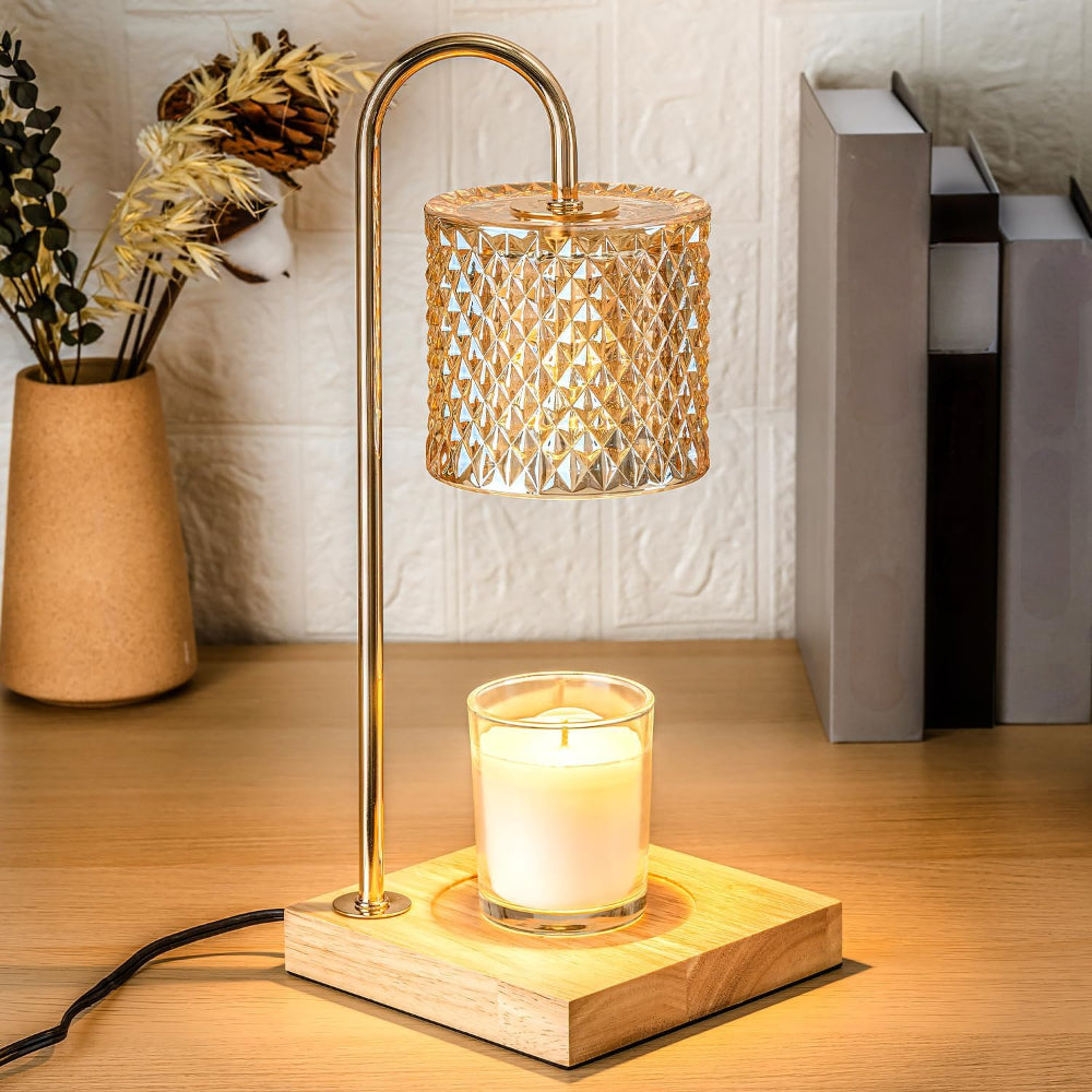 Electric Wax Warmer Table Lamp - Melt Wax and Create Cozy Candlelight