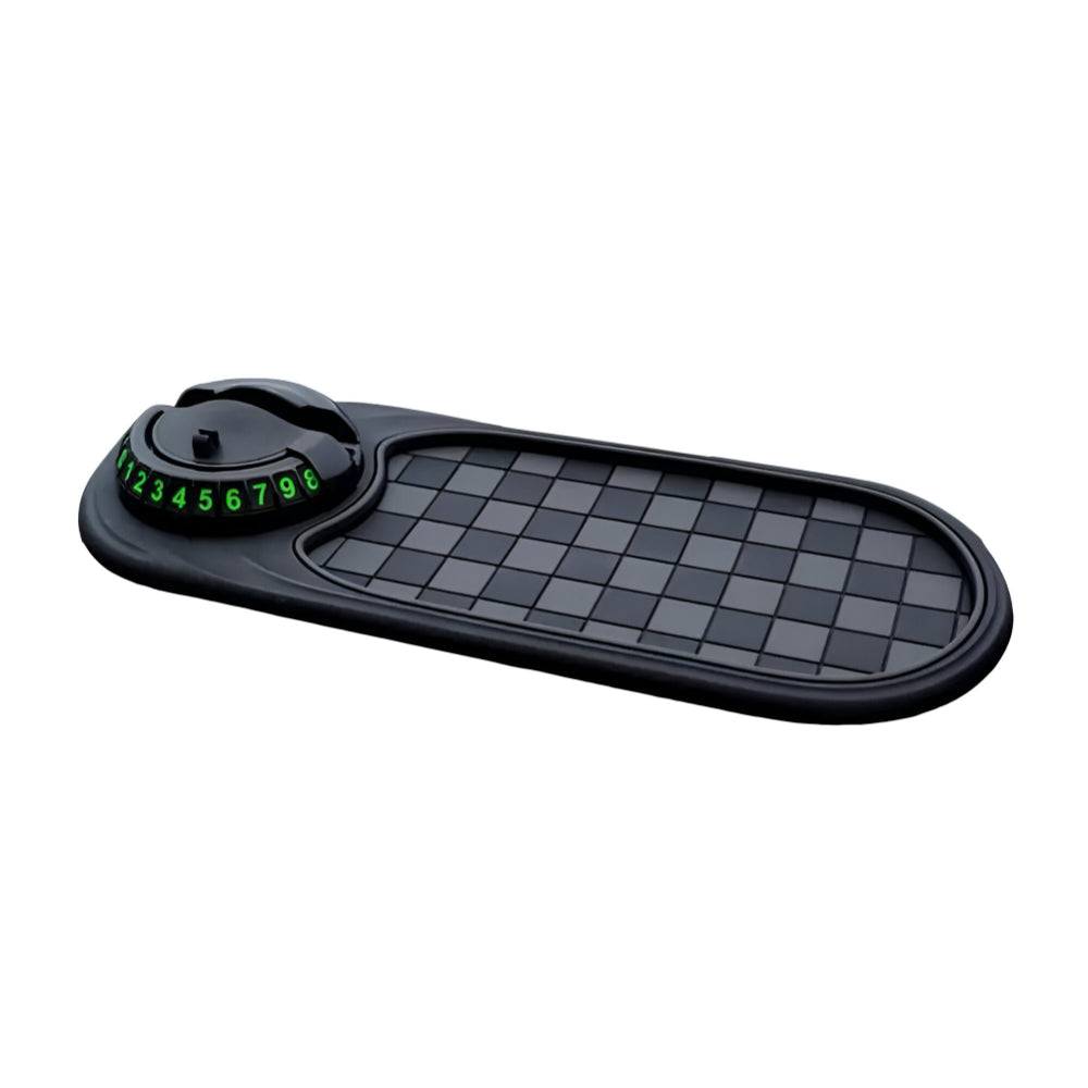 Car Phone Holder with Anti-Slip Dashboard Mat Stand
