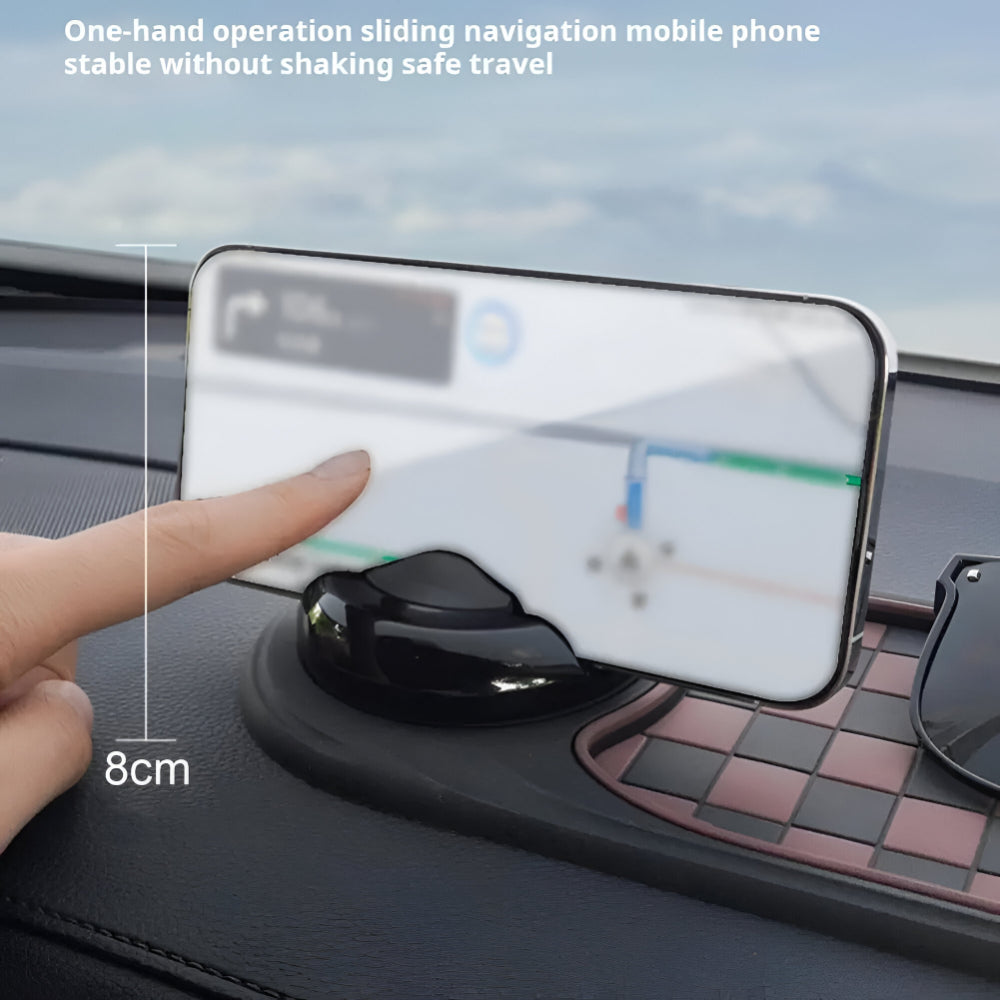 Car Phone Holder with Anti-Slip Dashboard Mat Stand