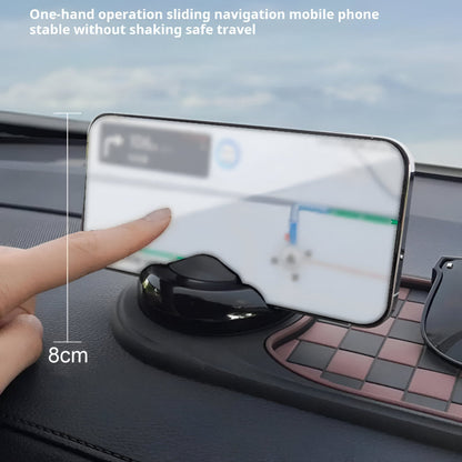 Car Phone Holder with Anti-Slip Dashboard Mat Stand