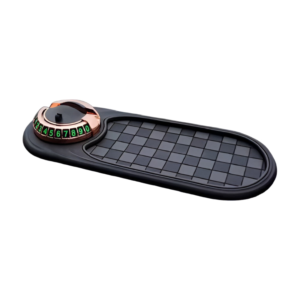 Car Phone Holder with Anti-Slip Dashboard Mat Stand