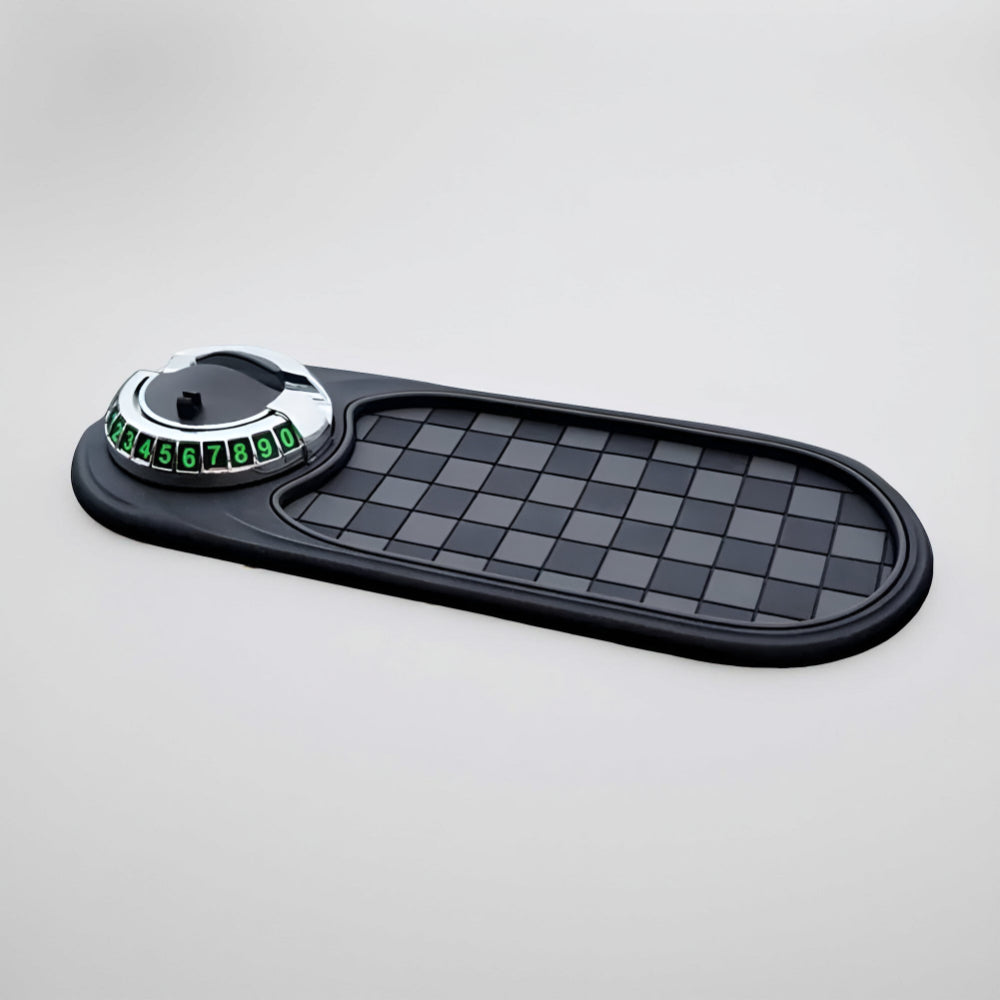 Car Phone Holder with Anti-Slip Dashboard Mat Stand