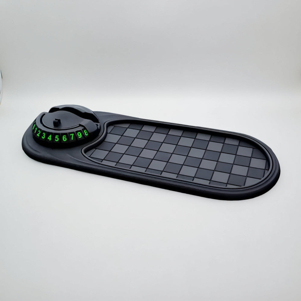 Car Phone Holder with Anti-Slip Dashboard Mat Stand