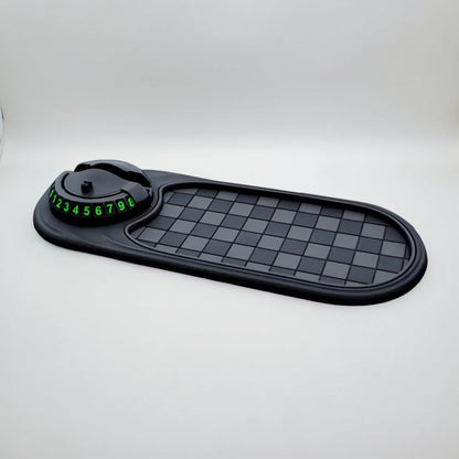 Car Phone Holder with Anti-Slip Dashboard Mat Stand