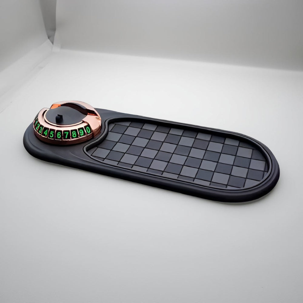 Car Phone Holder with Anti-Slip Dashboard Mat Stand