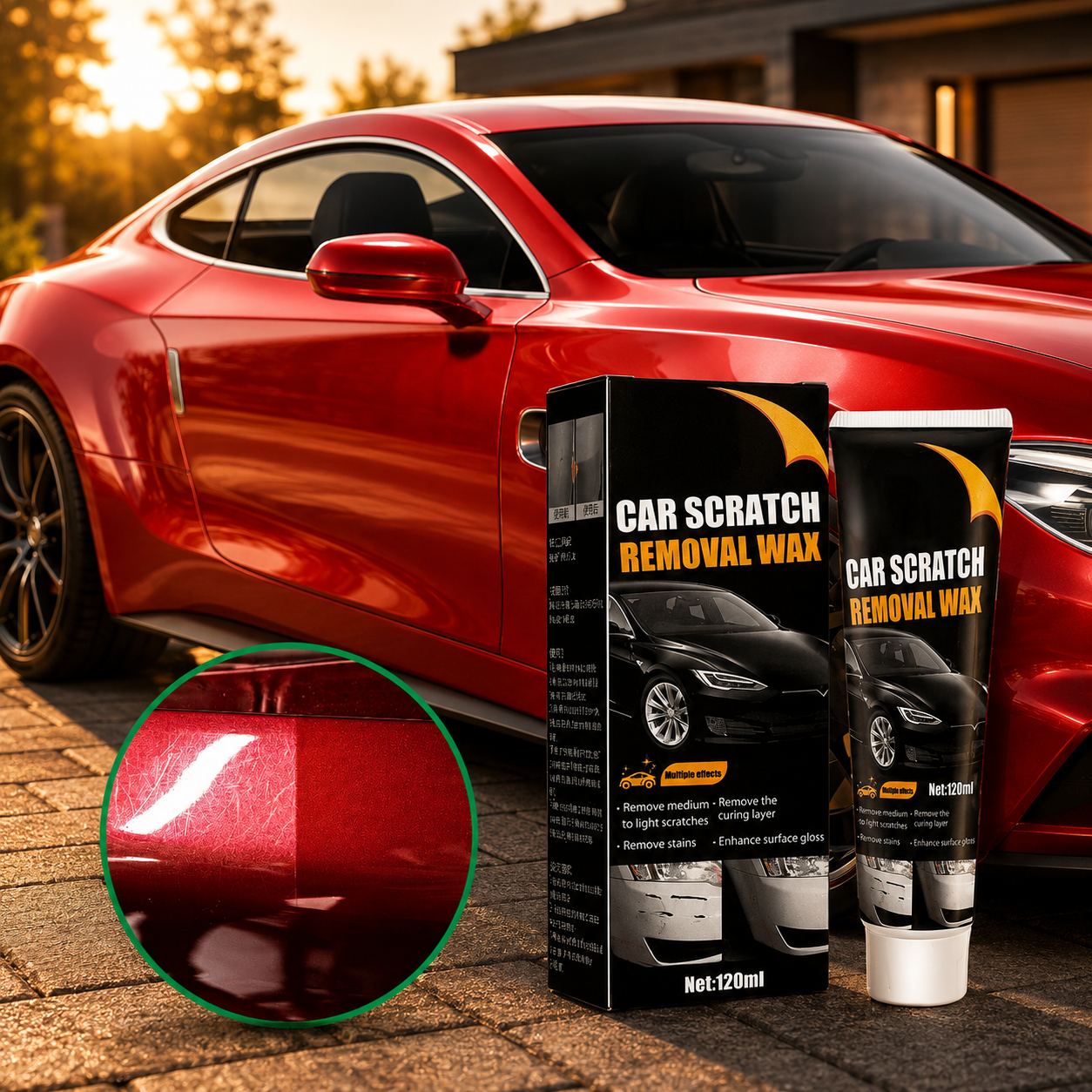 Car Scratch Remover Paste - Paint Repair & Auto Surface
