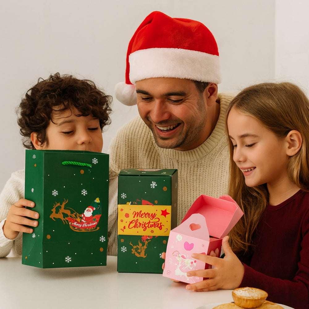 Celebration Gift Box: Pop-Up Surprise Card Set with Message Holder