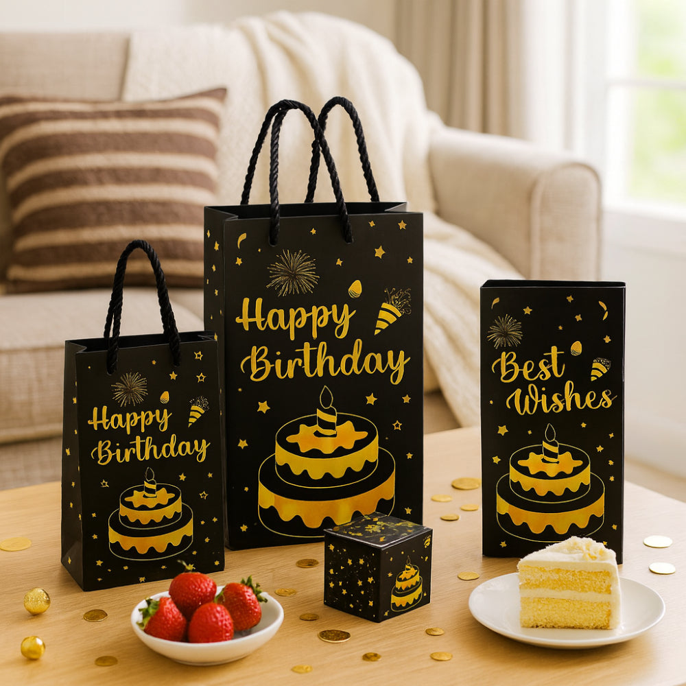 Celebration Gift Box: Pop-Up Surprise Card Set with Message Holder