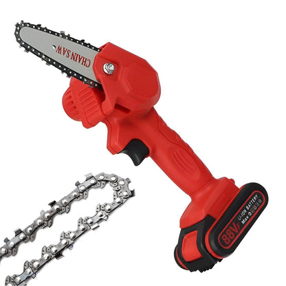 Cordless Mini Chainsaw for Pruning - Lightweight, Portable Cutting Tool