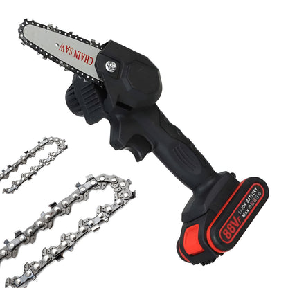 Cordless Mini Chainsaw for Pruning - Lightweight, Portable Cutting Tool