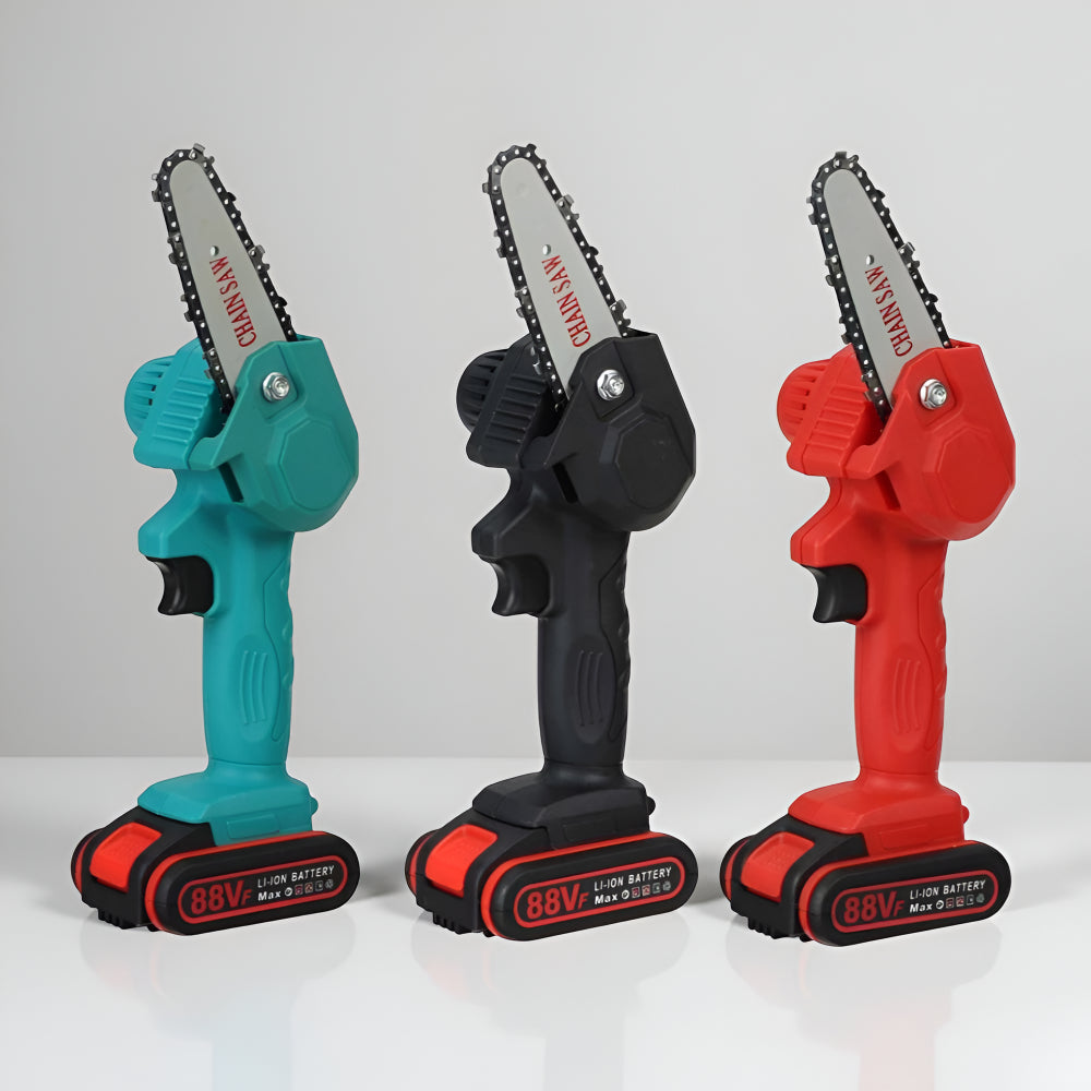 Cordless Mini Chainsaw for Pruning - Lightweight, Portable Cutting Tool