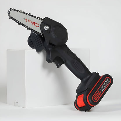 Cordless Mini Chainsaw for Pruning - Lightweight, Portable Cutting Tool