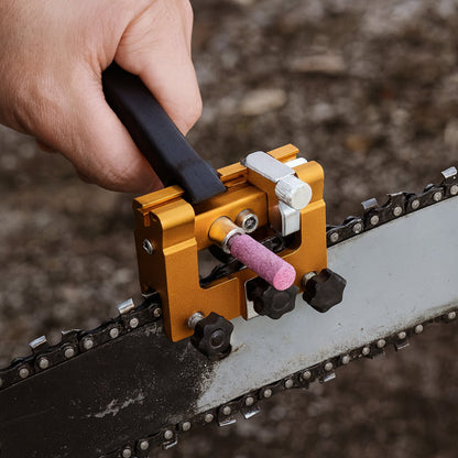 Chainsaw Sharpener Jig with Guide Clamp – Precision Chain Grinding Tool