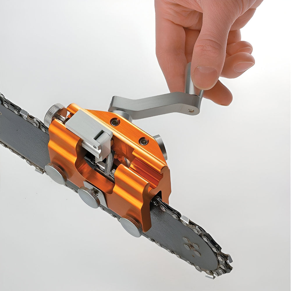Chainsaw Sharpener Jig with Guide Clamp – Precision Chain Grinding Tool