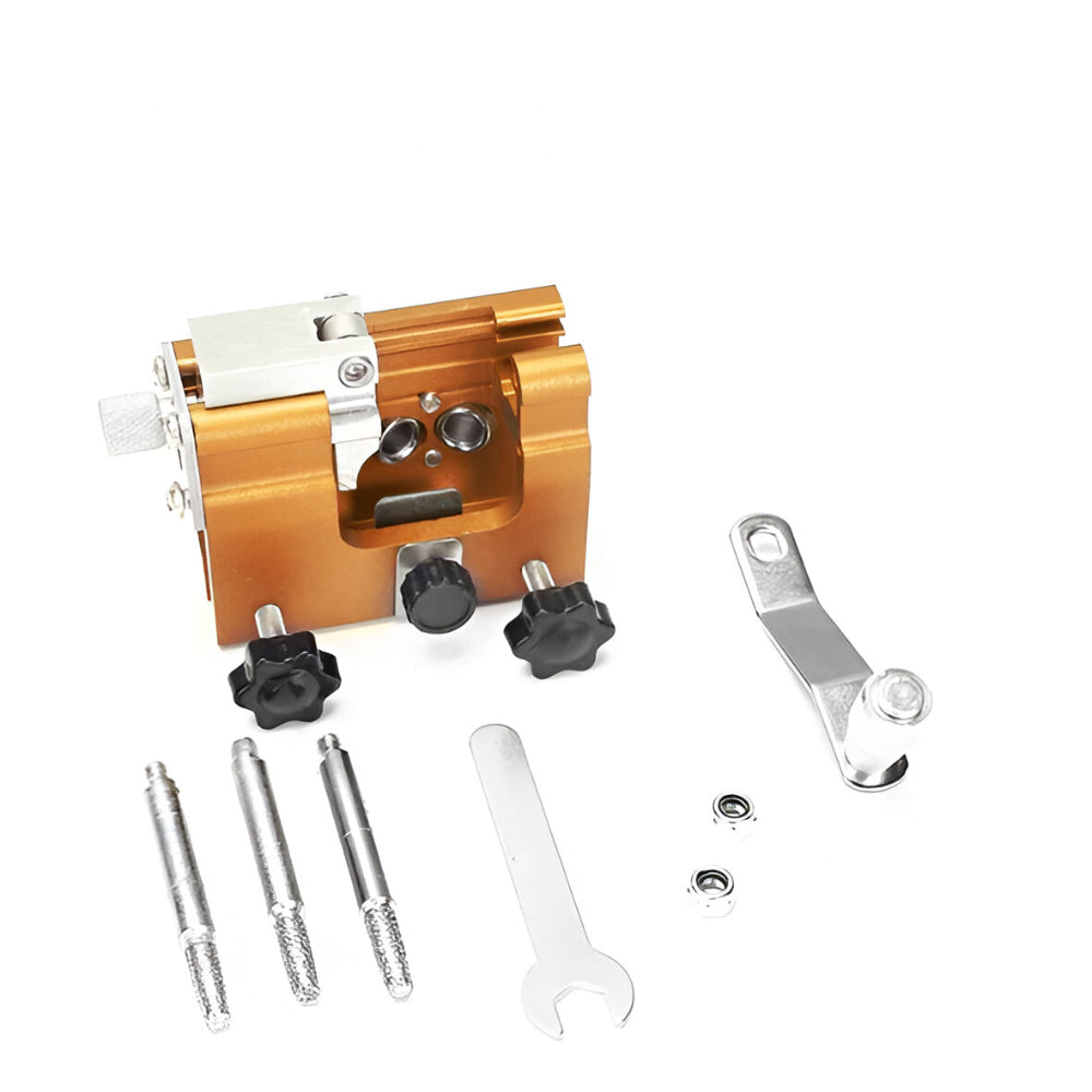 Chainsaw Sharpener Jig with Guide Clamp – Precision Chain Grinding Tool