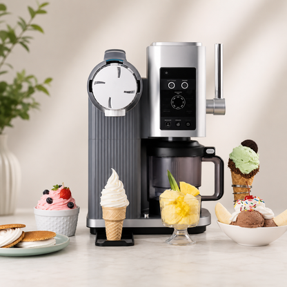 All-in-One Ice Cream Maker: Frozen Yogurt & Sorbet Machine for Your Kitchen
