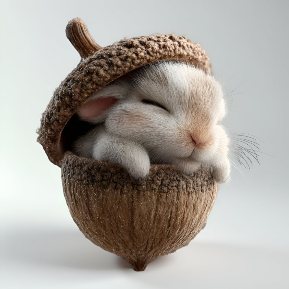 Acorn-Themed Woodland Animal Christmas Ornaments for Tree Decor