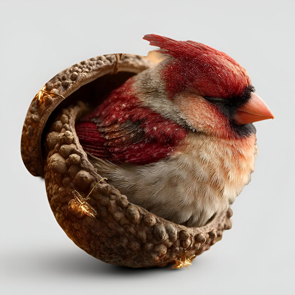 Acorn-Themed Woodland Animal Christmas Ornaments for Tree Decor