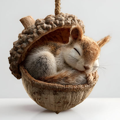 Acorn-Themed Woodland Animal Christmas Ornaments for Tree Decor