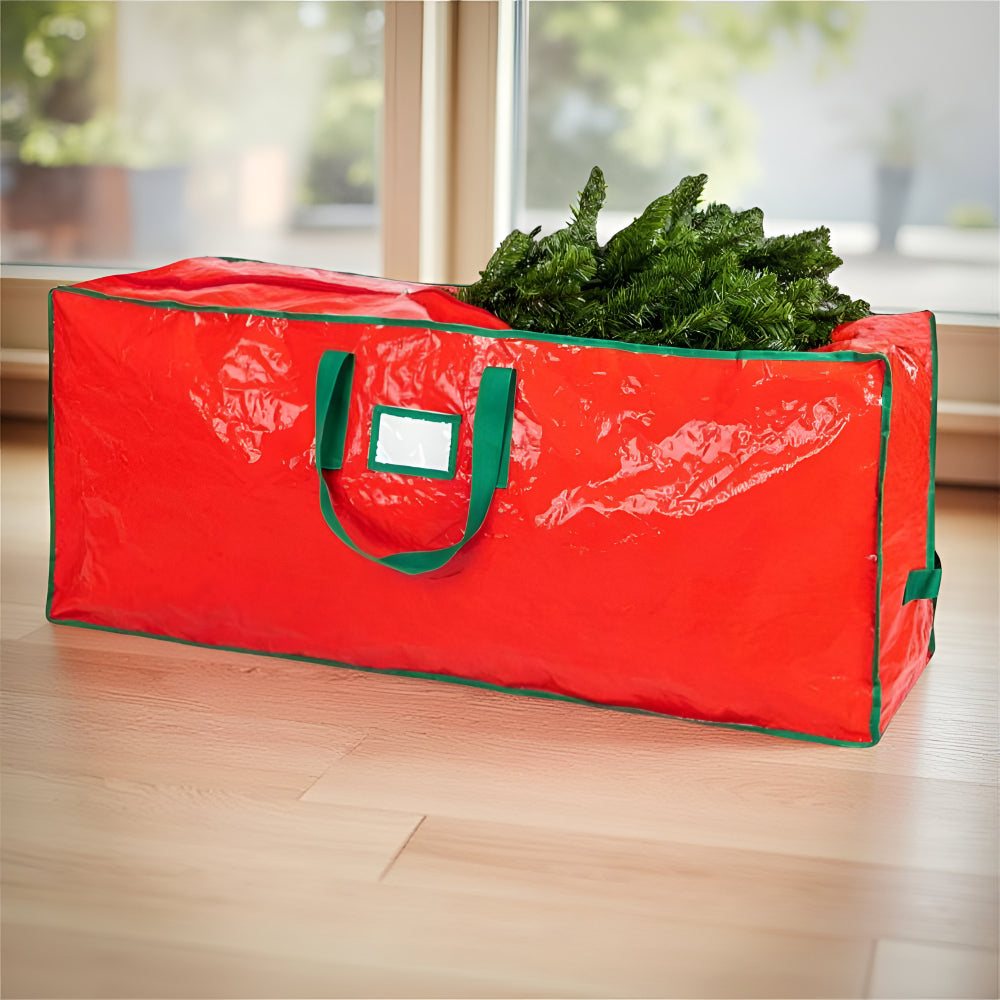 Extra-Large Waterproof Christmas Tree Storage Bag - Heavy-Duty Oxford Tote