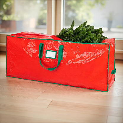 Extra-Large Waterproof Christmas Tree Storage Bag - Heavy-Duty Oxford Tote