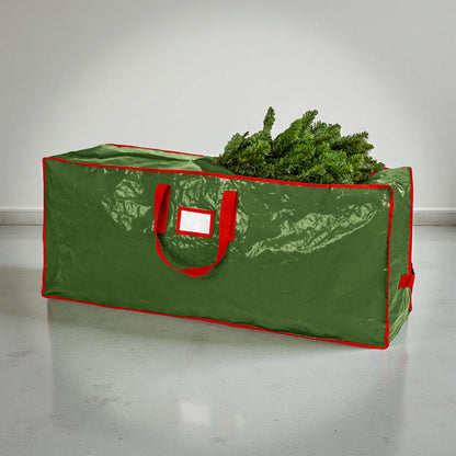 Extra-Large Waterproof Christmas Tree Storage Bag - Heavy-Duty Oxford Tote