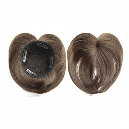 Clip-In Hair Topper for Instant Volume and Natural-Look Coverage of Thinning Hair