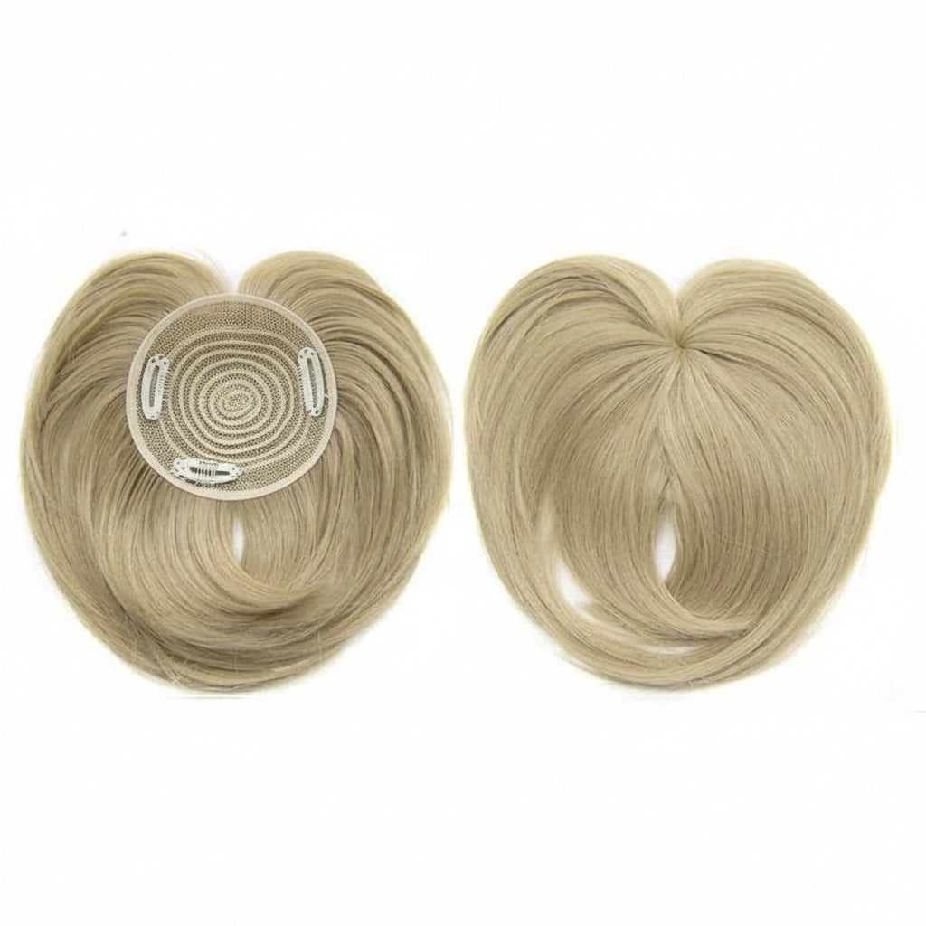 Clip-In Hair Topper for Instant Volume and Natural-Look Coverage of Thinning Hair