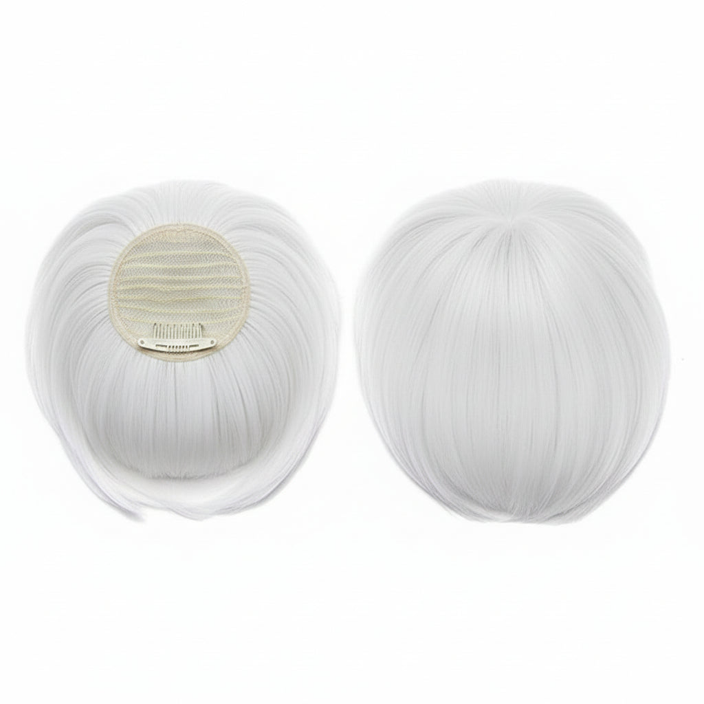 Clip-In Hair Topper for Instant Volume and Natural-Look Coverage of Thinning Hair