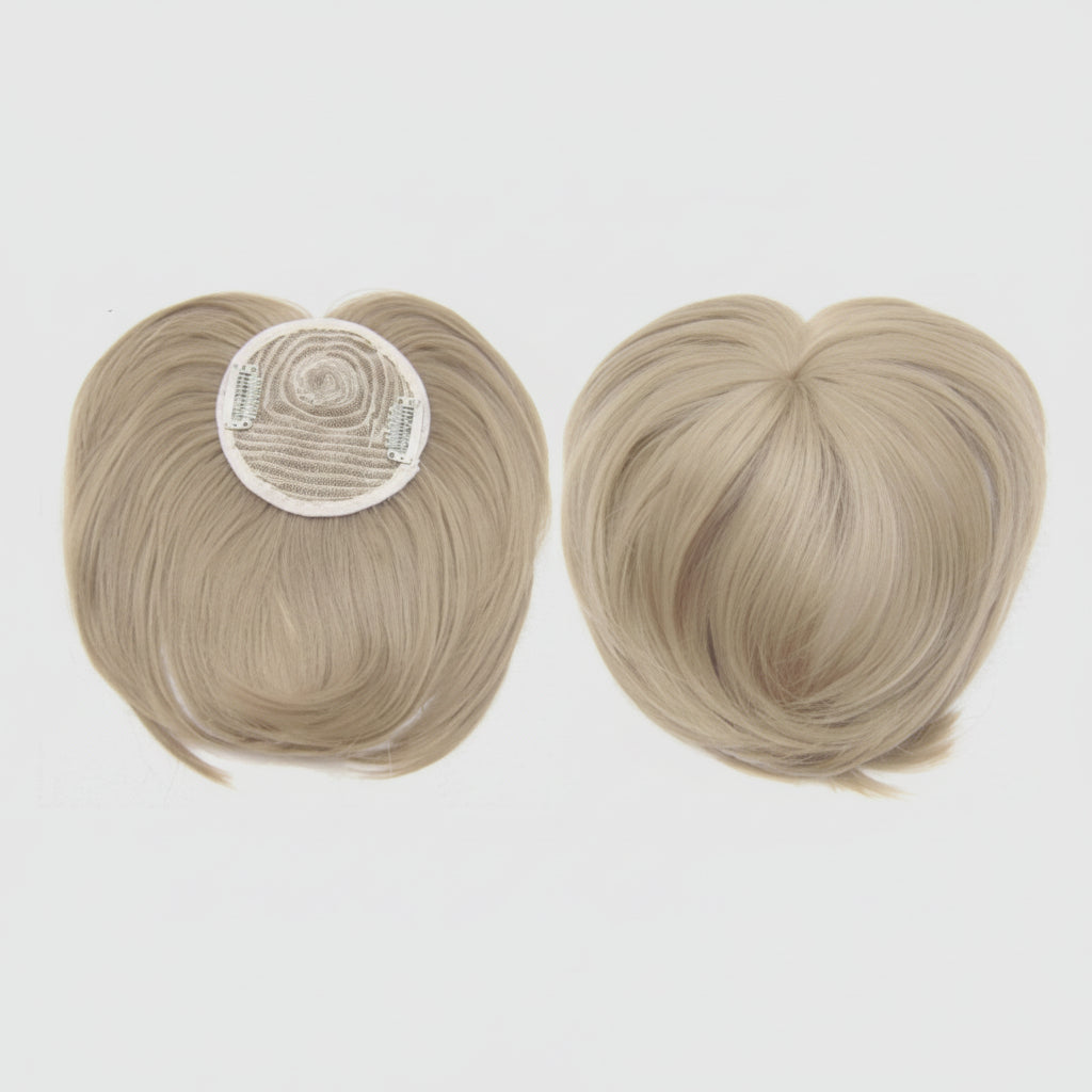 Clip-In Hair Topper for Instant Volume and Natural-Look Coverage of Thinning Hair