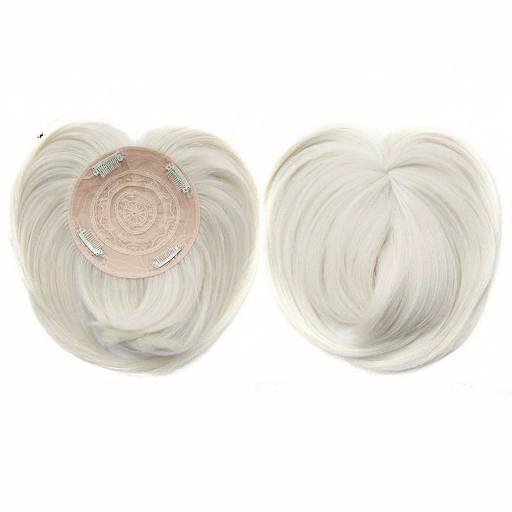 Clip-In Hair Topper for Instant Volume and Natural-Look Coverage of Thinning Hair