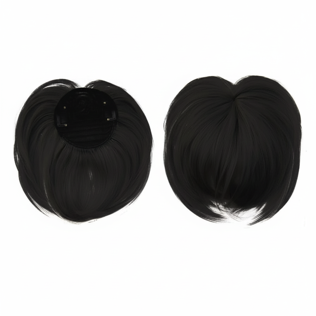 Clip-In Hair Topper for Instant Volume and Natural-Look Coverage of Thinning Hair