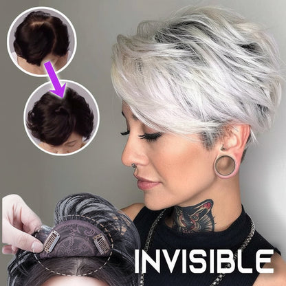 Clip-In Hair Topper for Instant Volume and Natural-Look Coverage of Thinning Hair