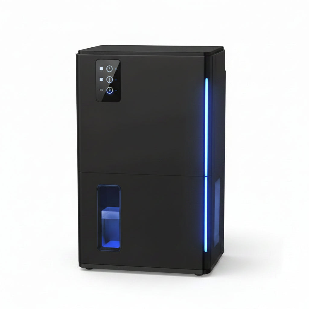 Compact Quiet Digital Basement Dehumidifier for Home Cooling